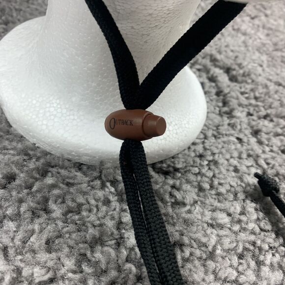 Outback Trading Company Hat Adult Small  Kodiak Black Oilskin Cowboy Mens - Picture 5 of 10